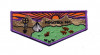 Texas Trails Council Penateka Flap Purple