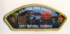 2017 National Jamboree - Calcasieu Area Council - Bayou Shack - Gold Metallic Border 