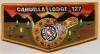 Cahuilla Lodge 127 pocket flap - 100th Logo