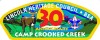 Lincoln Heritage Council - Camp Crooked Creek - 30th anniversary - Red Border