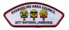 Evangeline Area Council - 2017 National Jamboree - JSP (Happy Tears, Shades, Tongue Out) (Red Metallic)