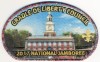 Cradle of Liberty- 2017 National Jamboree - Independence Hall (Red, White &  Blue Border) 