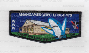Patch Scan of Camp Snyder 2022 Trade-o-ree Flap