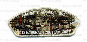 Patch Scan of 2013 Jamboree- Piedmont Council- #213157