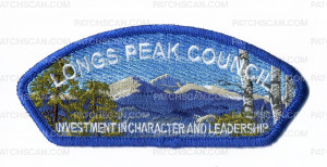 Patch Scan of Longs Peak Council Investment in Character and Leadership