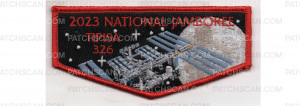 Patch Scan of 2023 National Jamboree Flap (PO 100812)