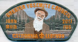 Patch Scan of Greater Yosemite Council California Legends
