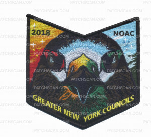 Patch Scan of 2018 NOAC Greater New York Council pocket patch