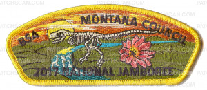 Patch Scan of BSA Montana Council 2017 National Jamboree Dino JSP