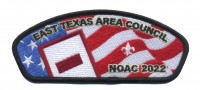 East Texas Area Council- NOAC 2022 CSP (American Flag) East Texas Area Council #585