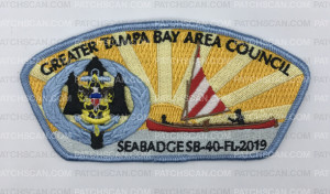 Patch Scan of Greater Tampa Bay Area Council Seabadge SB-40-FL-2019