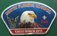 SFC EAGLE DONOR 2015 South Florida Council #84
