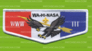 Patch Scan of Wa-Hi-Nasa 111 flap white border
