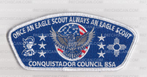 Patch Scan of Once and Eagle Always an Eagle Scout CSP