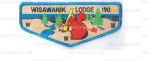 Patch Scan of Wisawanik Lodge flap (85210)