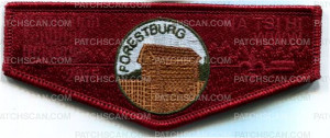 Patch Scan of Na-Tsi-Hi Lodge 71 Camping Heritage Flap 2015
