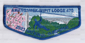 Patch Scan of Amangamek-Wipit Lodge 470 Nat Jamboree 2023