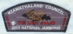 Patch Scan of HIAWATHALAND LAST STAND JSP