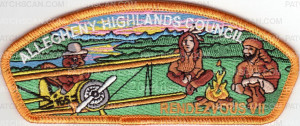 Patch Scan of Allegheny Highlands Council- Rendezvous VII Gold 