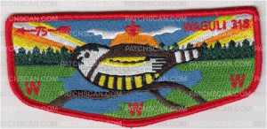 Patch Scan of Waguli 318 Honor Flap Red Flap