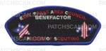 Patch Scan of East Texas Area Council- Benefactor FOS (Blue) 