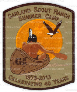Patch Scan of X168217A GARLAND SCOUT RANCH SUMMER CAMP 2013