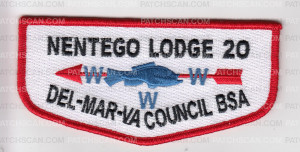 Patch Scan of NENTEGO LODGE 20 Restricted Flap- New Colors 2020