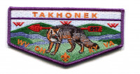 Takhonek OA Flap Buckskin Council #617