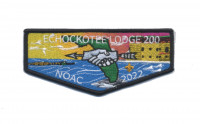 ECHOCKOTEE LODGE NOAC 2022 Flap  North Florida Council #87