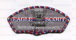 Patch Scan of 2021 Patriots Path Eagle Scout Alumni