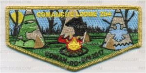 Patch Scan of Coman-Do-Gun 2017 Comanche Lodge 254 OA Flap