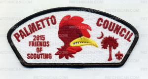 Patch Scan of 2015 FOS Palmetto Council D# 240969