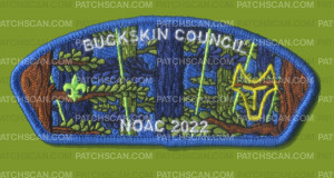 Patch Scan of Buckskin Council- NOAC 2022 CSP (Blue)