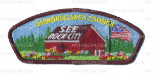 Patch Scan of Cherokee Area Council CSP (Red) 