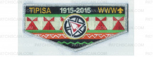 Patch Scan of Tipisa 100th Anniversary flap (85033r1 v-1