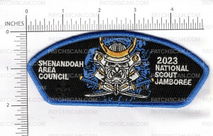 Patch Scan of NATIONAL SCOUT JAMBOREE 2023 BLUE