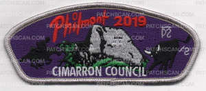 Patch Scan of 2019 PHILMONT CIMARRON