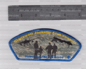 Patch Scan of SJAC Honoring Air Force
