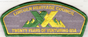 Patch Scan of Lincoln Heritage Council Twenty Years of Venturing CSP