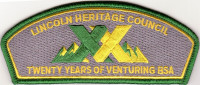 Lincoln Heritage Council Twenty Years of Venturing CSP Lincoln Heritage Council #205