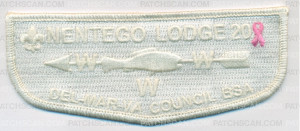 Patch Scan of Nentego Lodge 20 - white Flap