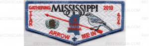 Patch Scan of Mississippi Gathering Flap 2019 (PO 88917)