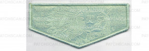 Patch Scan of 70th Anniversary Lodge Flap Ghost Green (PO 87470)
