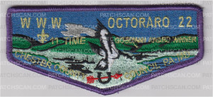 Patch Scan of Octoraro 22 Goodman Award Purple Border OA Flap