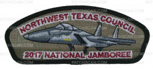 Patch Scan of Northwest Texas Council 2017 National Jamboree JSP KW1989