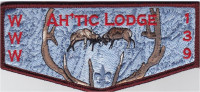 AH'TIC Lodge OA Pocket Flap Bucktail Council #509