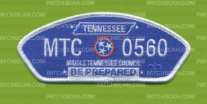Patch Scan of Middle TN Council - BE Prepared CSP