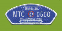 Middle TN Council - BE Prepared CSP Middle Tennessee Council #560