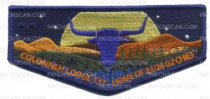 Patch Scan of Colonneh Lodge 23/24 G2 Chief (Blue)
