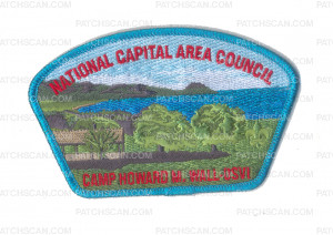 Patch Scan of NCAC Camp Howard Wall CSP Blue Metallic Border